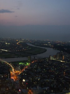 夕闇の江戸川