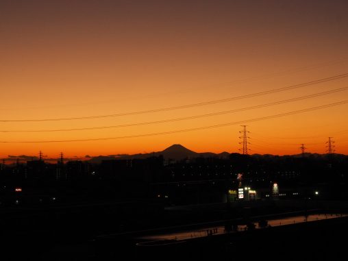 夏見台から富士山