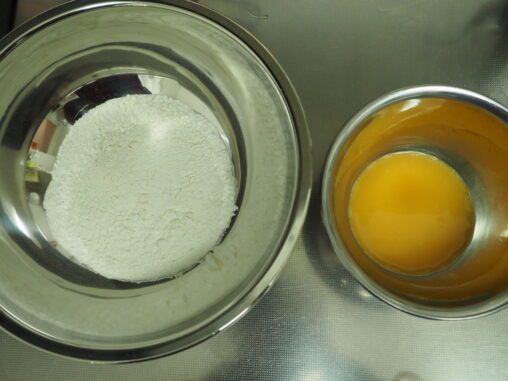 粉と卵