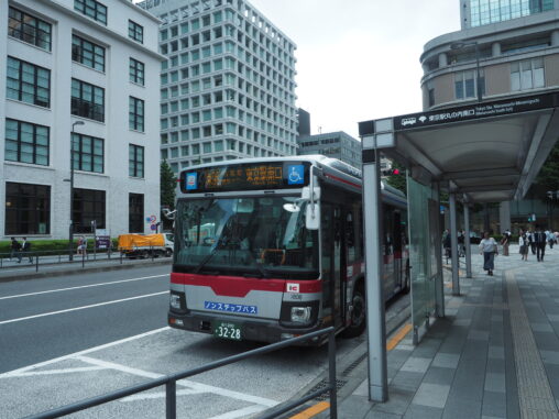 白金台から東京駅まで乗車したバス