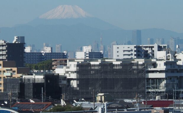 富士山　夏見台から2023.10.16