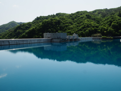 満水に近い八ッ場ダム