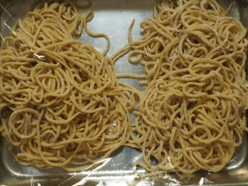 製麺終了！！