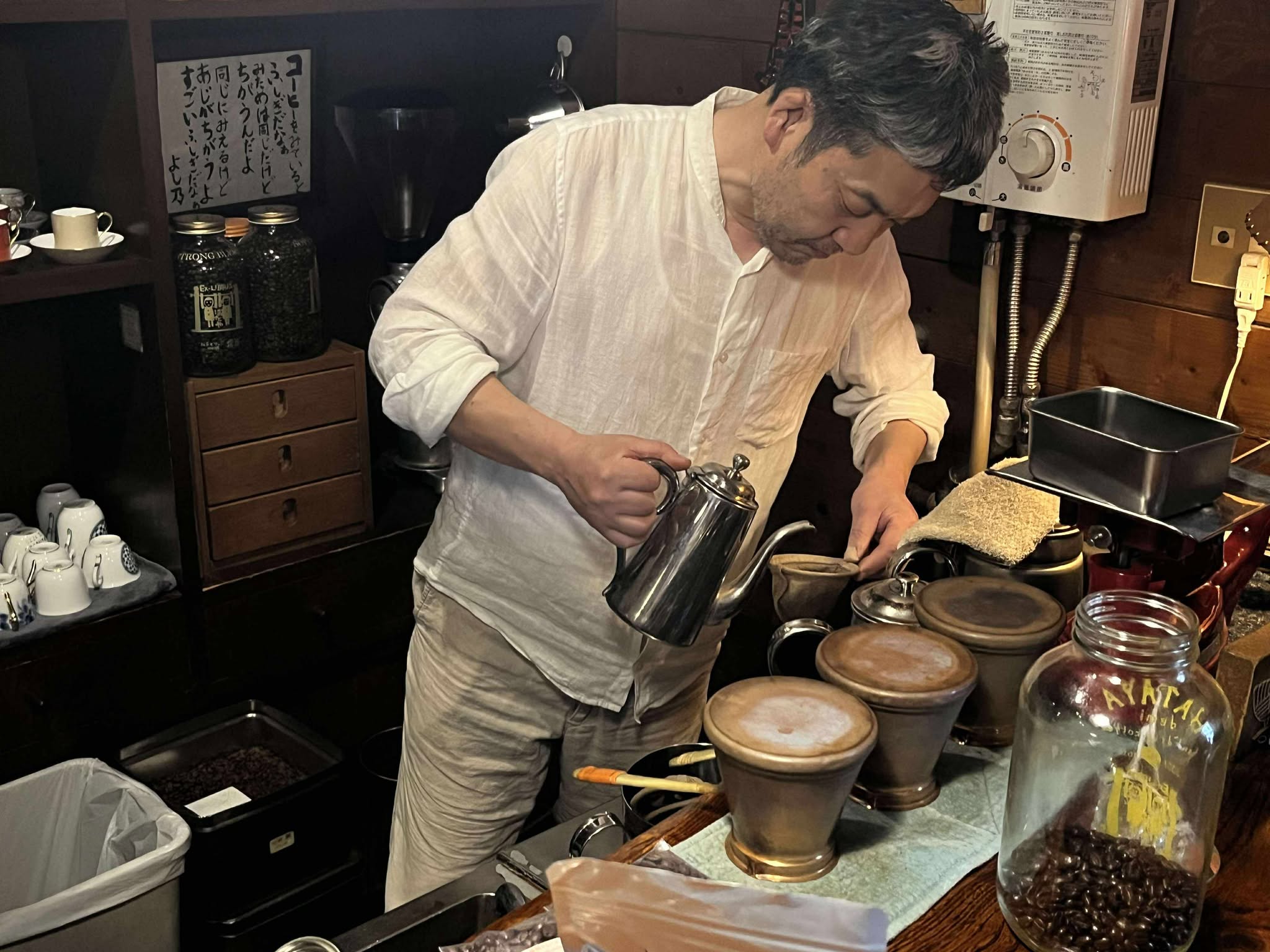 俺は今日はこの一杯しか淹れないかもしれない（笑）