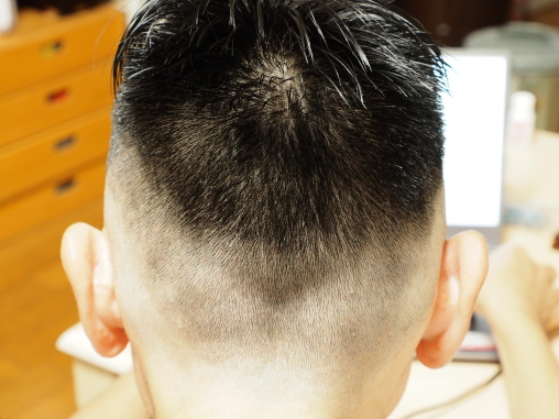 後頭部のグラデーションが素晴らしい!!