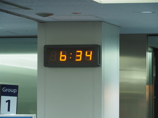 搭乗口到着！！