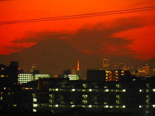 富士山と東京タワー2025.12.8