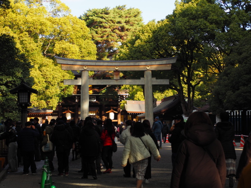 明治神宮　鳥居2026.1.2