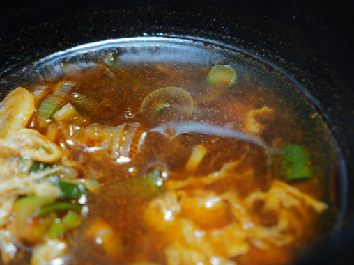 サリ麵とスープ