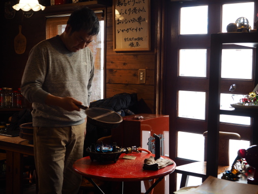 関さんの手網焙煎