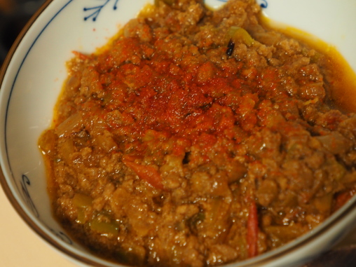 ドライカレー風カレー