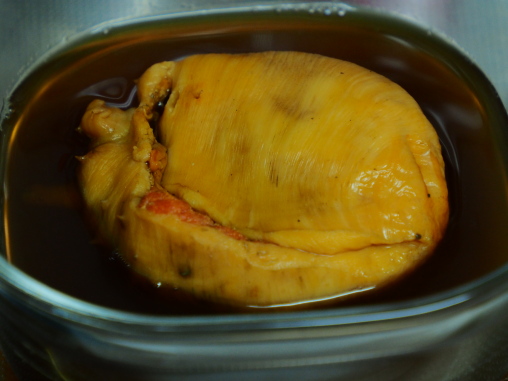 ホヤの酒蒸しおいしー