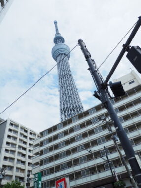 スカイツリー　北側