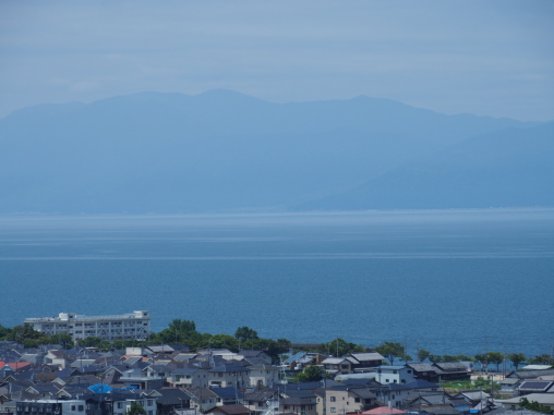 琵琶湖　天守閣から