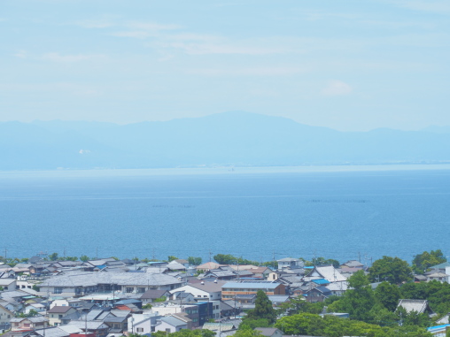 彦根城の天守閣から