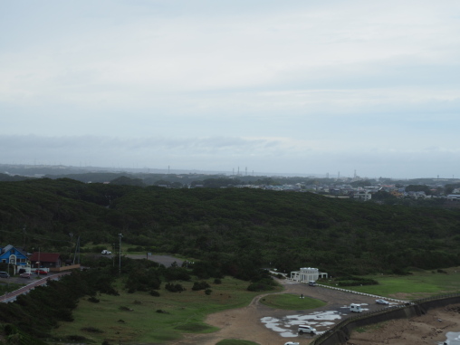 内陸のほう　利根川方向